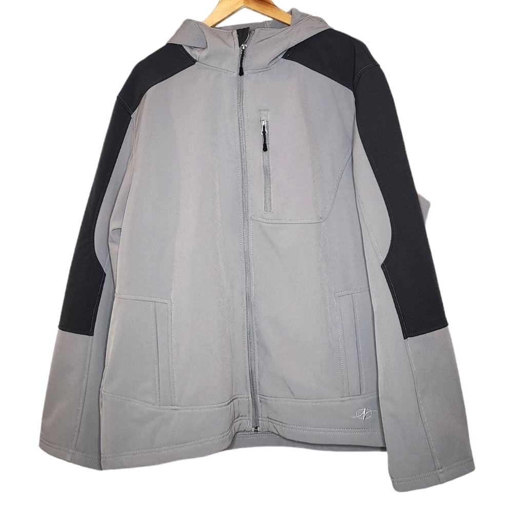 Nordic Track Softshell grey jacket.  Men's size XXL.